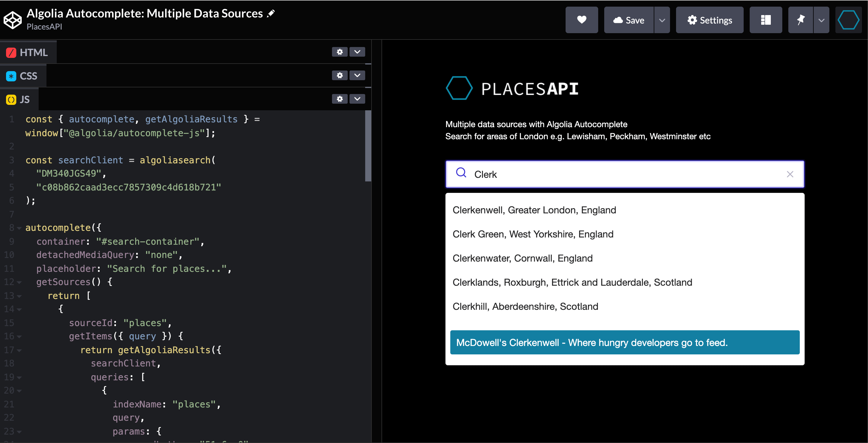 Demo 15: Multiple data sources